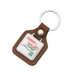 Διαφημιστικά Μπρελόκ Δερμάτινα Με Σμάλτο BAX897