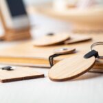 Διαφημιστικά Μπρελόκ Μπαμπού σε διάφορα σχέδια